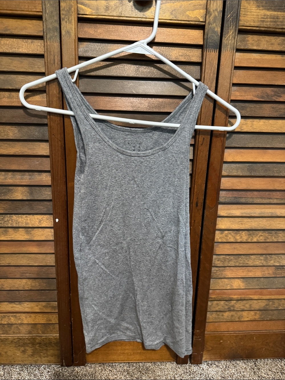 a new day Women's Gray Tank Top - Soft Scoop Neck